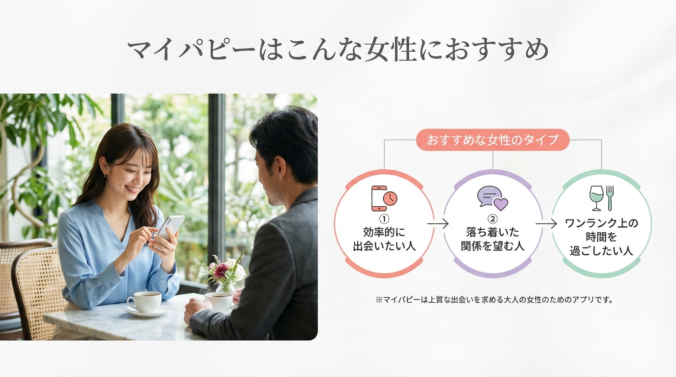 マイパピーはこんな女性におすすめ