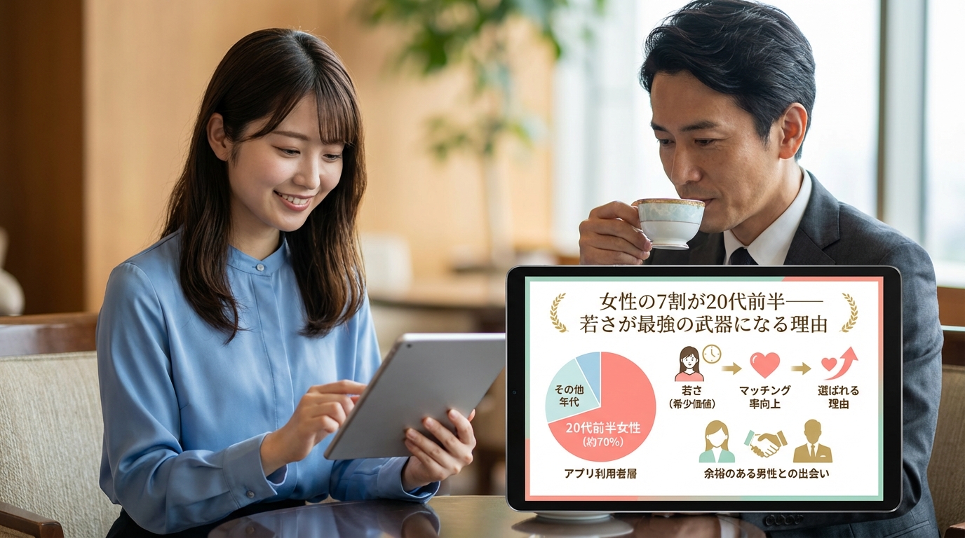 女性の7割が20代前半——若さが最強の武器になる理由